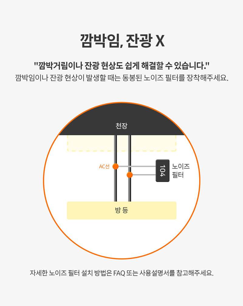 깜박거리거나 잔광이 없는 헤이홈 스마트 조명 스위치