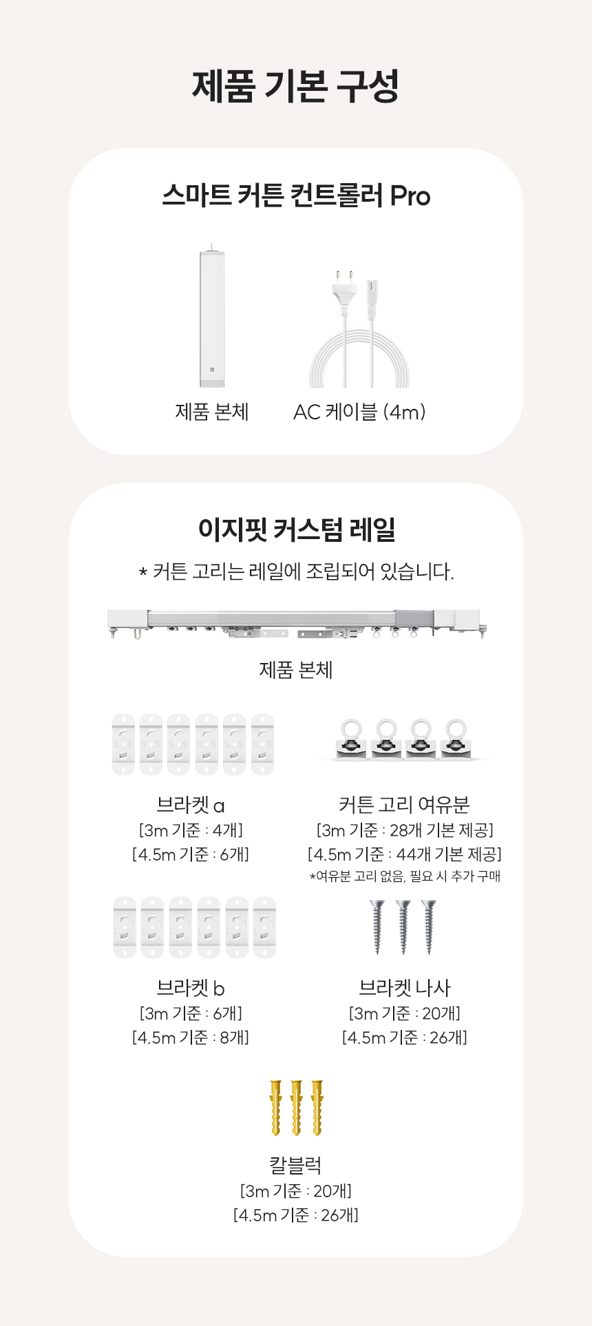 제품 기본 구성
