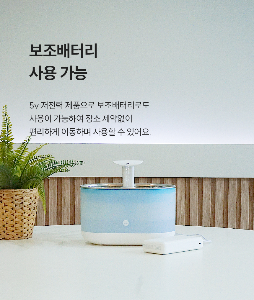보조배터리 사용 가능